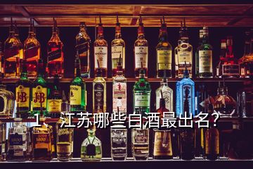 1、江蘇哪些白酒最出名？