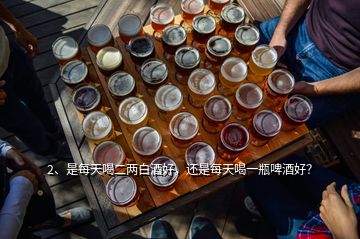 2、是每天喝二兩白酒好，還是每天喝一瓶啤酒好？