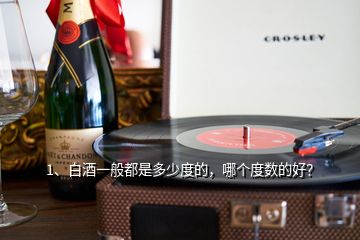 1、白酒一般都是多少度的，哪個度數(shù)的好？