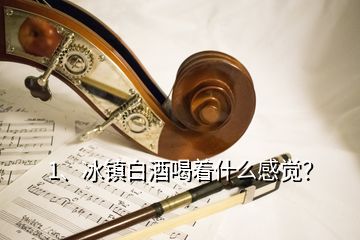 1、冰鎮(zhèn)白酒喝著什么感覺？