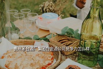 貴州茅臺酒廠集團(tuán)白金酒公司競爭力怎么樣