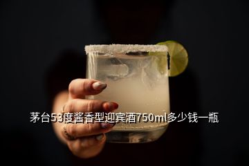 茅臺(tái)53度醬香型迎賓酒750ml多少錢一瓶