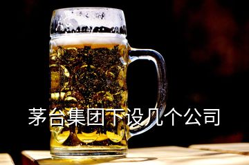 茅臺集團下設幾個公司