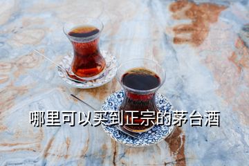 哪里可以買到正宗的茅臺(tái)酒