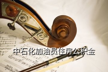 中石化加油員住房公積金