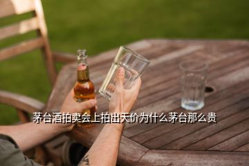 茅臺(tái)酒拍賣(mài)會(huì)上拍出天價(jià)為什么茅臺(tái)那么貴