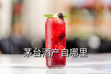 茅臺酒產(chǎn)自哪里