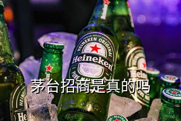 茅臺招商是真的嗎