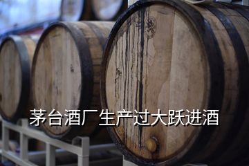 茅臺酒廠生產過大躍進酒