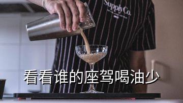 看看誰(shuí)的座駕喝油少