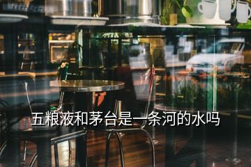 五糧液和茅臺(tái)是一條河的水嗎