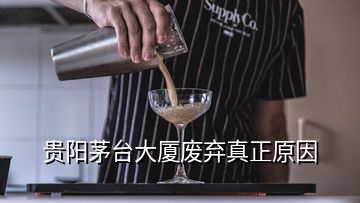 貴陽茅臺(tái)大廈廢棄真正原因