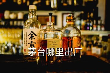 茅臺(tái)哪里出廠