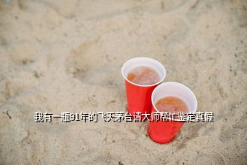 我有一瓶91年的飛天茅臺(tái)請(qǐng)大師幫忙鑒定真假