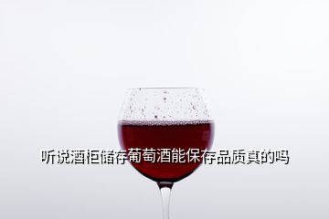 聽說酒柜儲存葡萄酒能保存品質(zhì)真的嗎