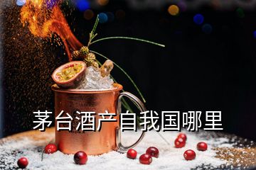 茅臺酒產(chǎn)自我國哪里