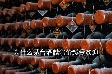 為什么茅臺(tái)酒越漲價(jià)越受歡迎