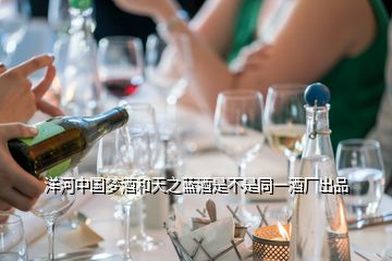 洋河中國夢酒和天之藍(lán)酒是不是同一酒廠出品