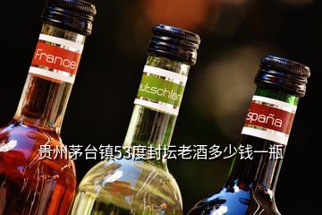 貴州茅臺(tái)鎮(zhèn)53度封壇老酒多少錢(qián)一瓶