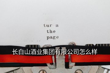 長白山酒業(yè)集團(tuán)有限公司怎么樣