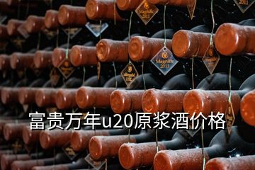 富貴萬年u20原漿酒價(jià)格