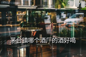 茅臺(tái)鎮(zhèn)哪個(gè)酒廠的酒好喝