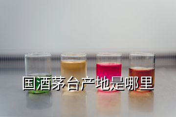 國酒茅臺(tái)產(chǎn)地是哪里