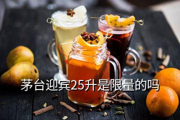 茅臺迎賓25升是限量的嗎