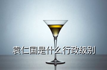 袁仁國(guó)是什么行政級(jí)別