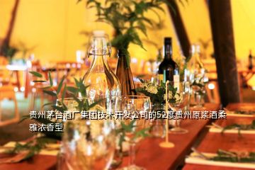 貴州茅臺酒廠集團技術(shù)開發(fā)公司的52度貴州原漿酒柔雅濃香型