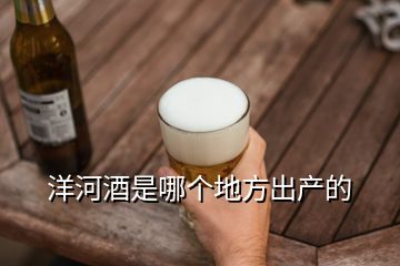 洋河酒是哪個地方出產(chǎn)的