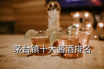 茅臺鎮(zhèn)十大醬酒排名