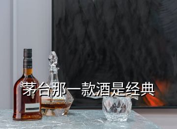 茅臺那一款酒是經典