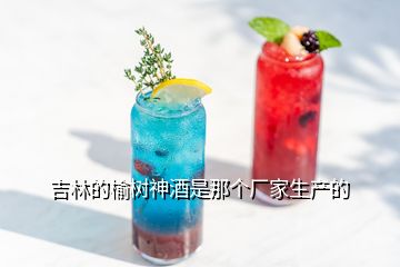 吉林的榆樹神酒是那個廠家生產(chǎn)的