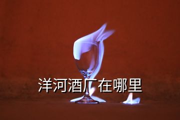 洋河酒廠在哪里