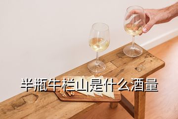 半瓶牛欄山是什么酒量