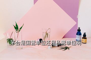 茅臺是國營單位還是私營單位啊