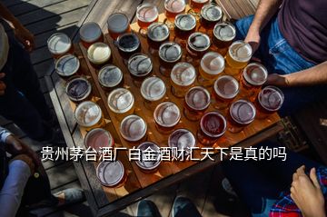 貴州茅臺酒廠白金酒財(cái)匯天下是真的嗎