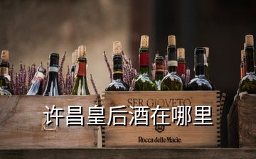 許昌皇后酒在哪里