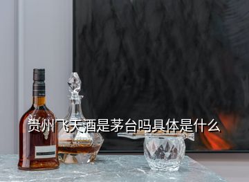 貴州飛天酒是茅臺(tái)嗎具體是什么