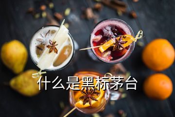 什么是黑標茅臺