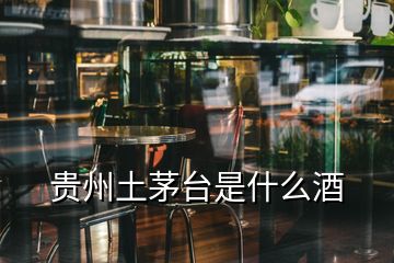 貴州土茅臺是什么酒