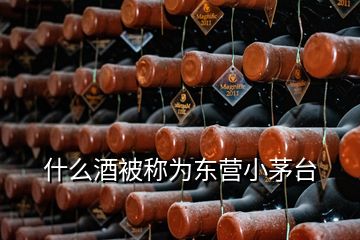 什么酒被稱(chēng)為東營(yíng)小茅臺(tái)