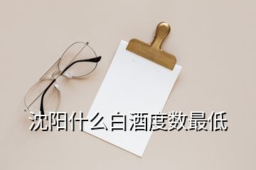 沈陽什么白酒度數(shù)最低