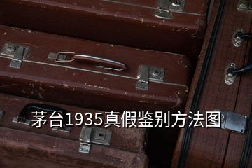 茅臺1935真假鑒別方法圖