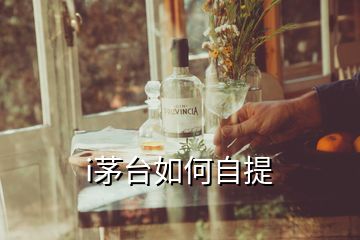 i茅臺如何自提