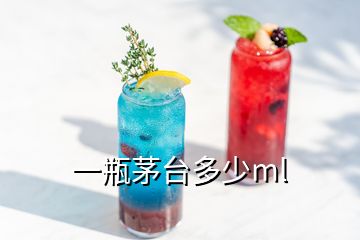 一瓶茅臺多少ml