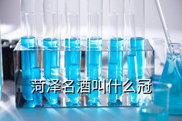 菏澤名酒叫什么冠