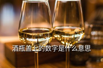 酒瓶蓋上的數(shù)字是什么意思