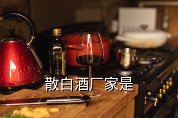 散白酒廠家是